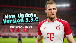 Efootball 2024 - Bayern Munich vs Barcelona | New Update Version 3.3.0 | PC