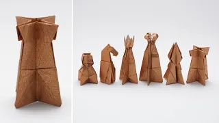 CHESS ORIGAMI - ROOK ♖ (Jo Nakashima)