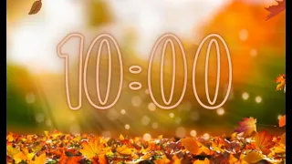 10 Minute Fall Countdown Timer