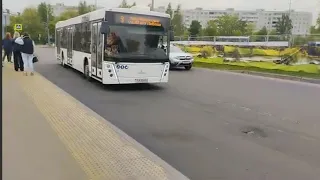 Поездка на автобусе МАЗ 203 №9
