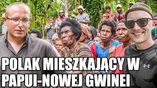 POLAK MIESZKAJĄCY WŚRÓD PLEMION PAPUI-NOWEJ GWINEI