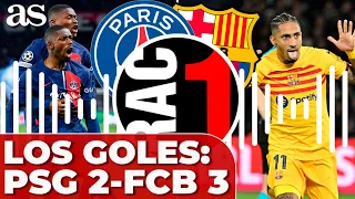 La NARRACIÓN de RAC-1 a los GOLES en el PSG VS. FC BARCELONA | CHAMPIONS LEAGUE