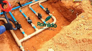 Como Instalar uma Válvula elétrica para irrigação/Como fazer  Instalação válvula elétrica irrigação