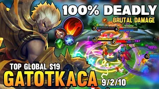 Brutal Damage! Gatotkaca Best Build 2021 | Top Global Gatotkaca Gameplay | Mobile Legends✓