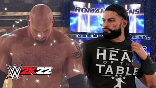 WWE 2K22 - Goldberg Vs Roman Reigns (EXTREME RULES) - [PS5]