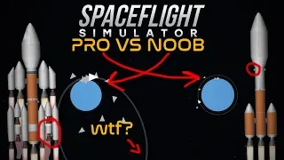 SFS | Noob vs Pro Spaceflight Simulator Player!