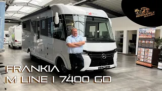 Frankia M Line I 7400 GD - Integriertes Wohnmobil auf Mercedes Basis mit stufenlosen Doppelboden