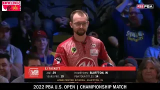 2022 PBA US Open | Championship Match Anthony Simonsen vs EJ Tackett