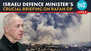 LIVE | Israeli Defence Minister Yoav Gallant Briefs Media On Rafah Op, Hezbollah Attacks