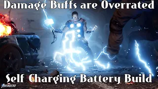 Damage Buffs are Overrated: Thor's Self Charging Battery Build - Marvel's Avengers