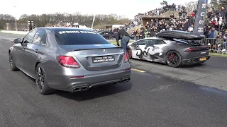 900HP Lamborghini Huracan vs Mercedes-AMG E63 S 4Matic+