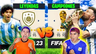 LA FINAL mas ÉPICA DE CHAMPIONS *LEYENDAS vs CAMPEONES DEL MUNDIAL*😱RAMIRIN vs EDSON FDB