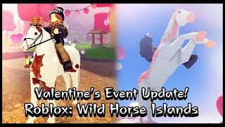 [Roblox Wild Horse Islands]  Valentine's Event Update! Catching A Limited Horse!