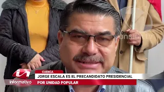 Jorge Escala es el precandidato presidencial por Unidad Popular