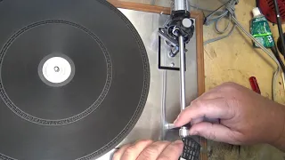 Thorens TD165 turntable lubrication belt and cartridge replace