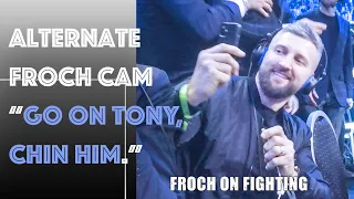 Alternate Froch CAM: Second angle of Tony Bellew ringside fracas