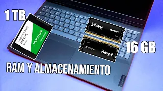 Lenovo Ideapad Gaming 3 UPGRADE | Como aumentar la RAMy el almacenamiento? | Aumenta el RENDIMIENTO🤯