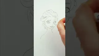 How to draw Elsa. Frozen