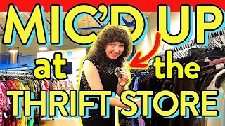 Thrift with me at a BRAND NEW THRIFT STORE  🎀✨ thrifting, thrift haul & DIY thrift flip upcycle!