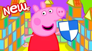 Peppa Pig Tales 🛡 Defending The Building Block Den 🧸 BRAND NEW Peppa Pig Episodes