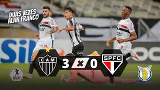 ATLÉTICO MG 3 X 0 SÃO PAULO | MELHORES MOMENTOS | SHOW DO GALO  E LANCE POLÊMICO DO VAR | 03/09/2020