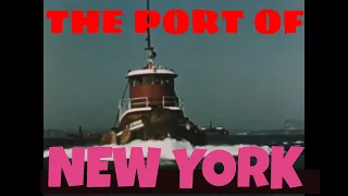 1950s PORT OF NEW YORK PROMOTIONAL FILM  40274