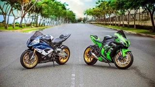 BMW S1000RR vs ZX10 2017