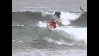 Sierra Kerr surfing girl age 8