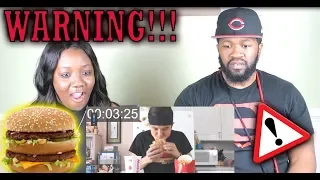 The FASTEST Grand Mac Meal Ever Eaten (under 1 Minute!!) | REACTION