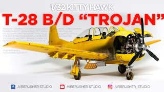 T-28 Trojan - 1/32 KITTY HAWK SCALE MODEL