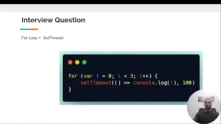 SetTimeout + For Loop  Interview Question