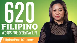 620 Filipino Words for Everyday Life - Basic Vocabulary #31