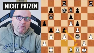 GM Rasmus Svane schaut zu, da darf ich nicht patzen