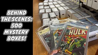 Behind The Scenes At Bry's Comics - Mystery Box Transparency