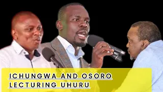 "Watoto wa uhuru wako na bunduki 100 kwa nyumba yao" ~ Osoro & Ichungwa lecture Uhuru's family.