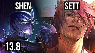 SHEN vs SETT (TOP) | 1/1/8, 400+ games | KR Master | 13.8