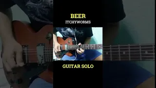 Beer - itchyworms | Guitar Solo #shorts