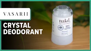 Vasarii nakd. Thai Crystal Deodorant Stone Review (2 Weeks of Use)