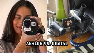 analog vs. digital camcorder 📹