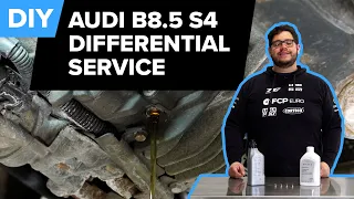 Audi S4 Sport Differential Oil Change DIY (2009-2016 B8 & B8.5 Audi S4, S5, RS4, & RS5)