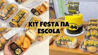 KIT FESTA NA ESCOLA - Quanto gastei em cada marmita, por quanto vender?