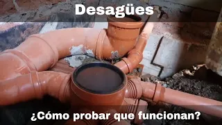 Como probar desagues con una prueba estanqueidad