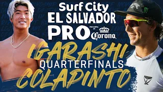 BEST HEAT OF THE YEAR?! Kanoa Igrashi vs Griffin Colapinto | Surf City El Salvador Pro Quarterfinals
