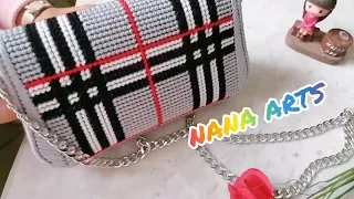 The Stunning NANA ARTS Canvas Bag - Beauty and Quality شنطة الأناقة والجمال بلاستيك كنفا نانا آرتس