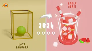 My 3 Months Blender Progression (Read The Description) ✨🚀