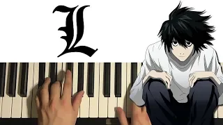 Death Note - L's Theme (Piano Tutorial Lesson)