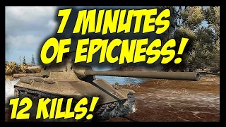 ► World of Tanks: Massacre! - 12 Kills in 7 Minutes - TVP T50/51 Epic Battle Gameplay