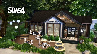 ☕San Sequoia COFFEE Shop | Sims 4 Speed Build | No CC