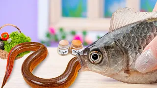 Amazing Miniature Food Compilation | 1000+ Salt Baked Fish Recipe Ideas By Mimi Tiny Cooking