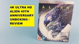 Alien 40th anniversary 4k ultra HD unboxing